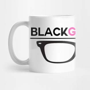 Black Girl Nerds Glasses Logo Mug